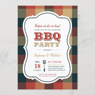 Invitation Fête BBQ