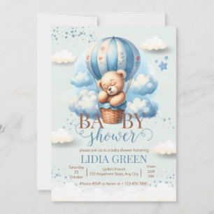 Invitation Fête bébé ours en peluche, Nous pouvons à peine at