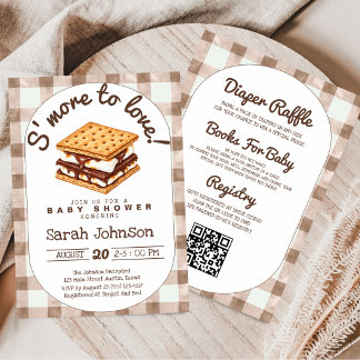Invitation Fête bébé tout compris Ajouter S'more à l'amour