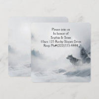 Invitation Fête Brouillard Loup Destin Destin'S