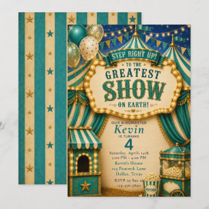 Invitation Fête cirque sarcelle