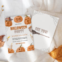 Fête citrouille du costume d'Halloween