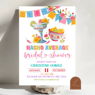 Invitation Fête Colorée Nacho Mariage Moyen Shower