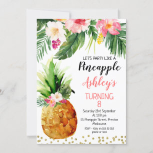 Invitation Fête Comme Un Anniversaire Floral D'Anniversaire D