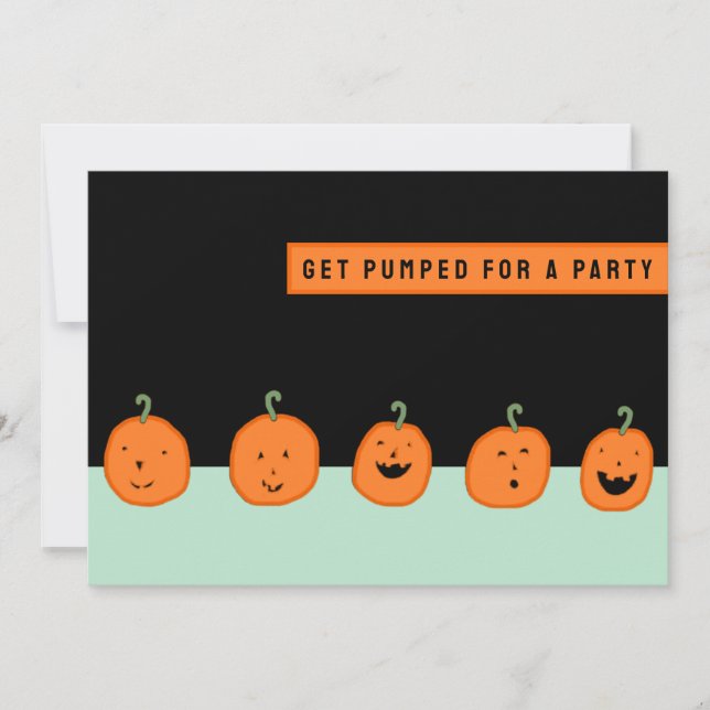 Invitation Fête créative d'Halloween (Devant)