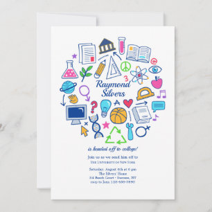 Invitation Fête d'adieu avant le départ pour l'université