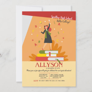 Invitation Fête d'adieu pour l'entrée au collège