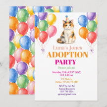 Fête d'adoption Jour de surprise Chat calico Anima