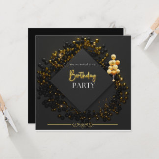 Invitation fête d'anniversaire