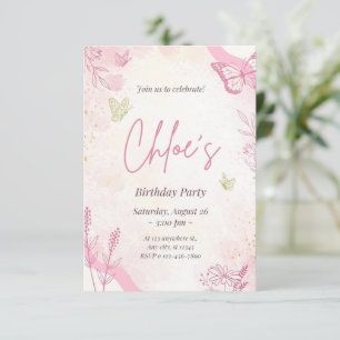 Invitation fête d'anniversaire