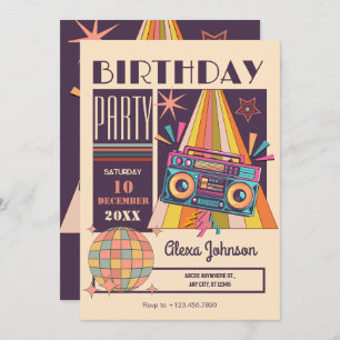 Invitation Fête d'anniversaire