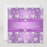 Fête d'anniversaire 50 ans Fleur de bijou perle ro