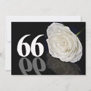 Invitation fête d'anniversaire 66 ans