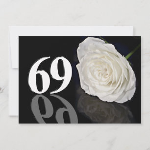 Invitation fête d'anniversaire 69 ans