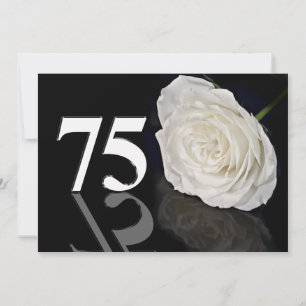 Invitation fête d'anniversaire 75 ans