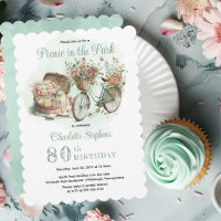 Fête d'anniversaire 80 ans Picnic in the Park Flor