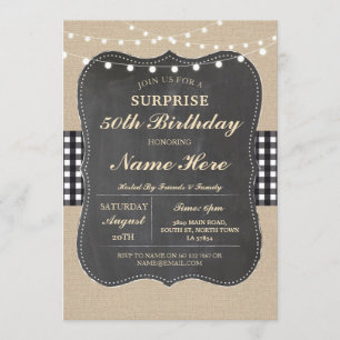 Invitation Fête d'anniversaire à n'importe quel âge Russe Bur
