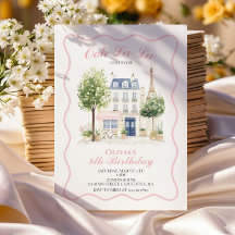 Fête d'anniversaire à Paris Café Parisien Thé Part