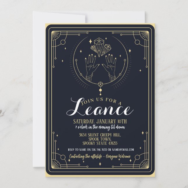 Invitation Fête d'anniversaire adulte (Devant)