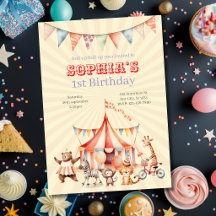 Fête d'anniversaire amusante et mignonne pour enfa