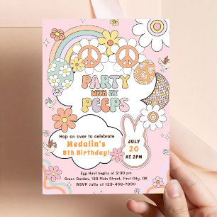 Invitation Fête d'anniversaire avec mes amis
