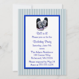 Invitation Fête d'anniversaire basket