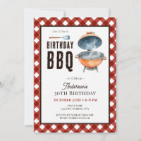 Fête d'anniversaire BBQ 30 ans Adultes