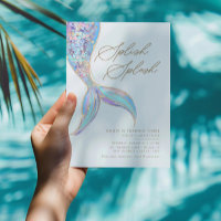 Fête d'anniversaire bleu des filles de la mer