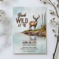 Fête d'anniversaire Buck Wild pour la 40e année de