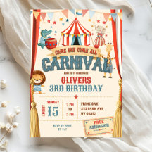 Fête d'anniversaire Carnaval Venez Tous
