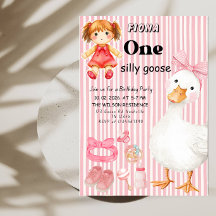 Fête d'anniversaire de 1 an de One Silly Goose