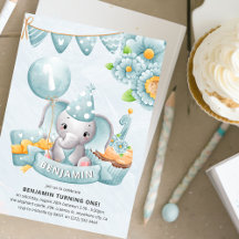 Fête d'anniversaire de 1 an pour un adorable garço