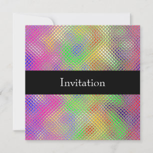 Invitation Fête d'anniversaire de 30 ans Arc-en-ciel Réfléchi