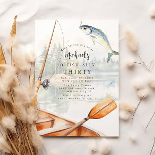 Invitation Fête d'anniversaire de 30 ans sur le thème de la p