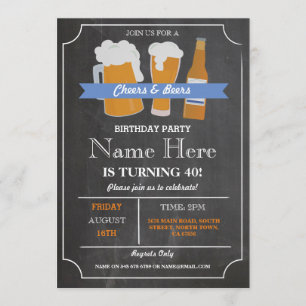 Invitation Fête d'anniversaire de BBQ d'acclamations et de