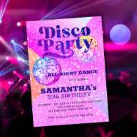 Fête d'anniversaire de danse disco tout âge 