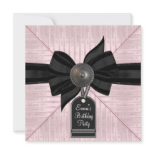 Fête d'anniversaire de femme rose noir