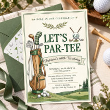 Fête d'anniversaire de golf Let's Par-Tee Sports