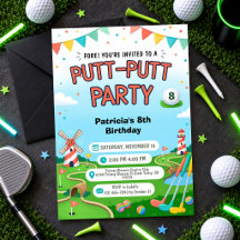 Fête d'anniversaire de golf pour enfants Célébrati