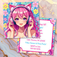 Fête d'anniversaire de la fille à thème Anime