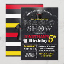 Fête d'anniversaire de la magie