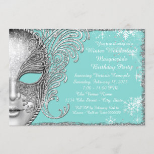 Invitation Fête d'anniversaire de la région des merveilles d'