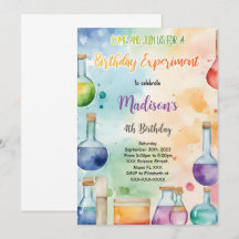 Fête d'anniversaire de la science pour enfants