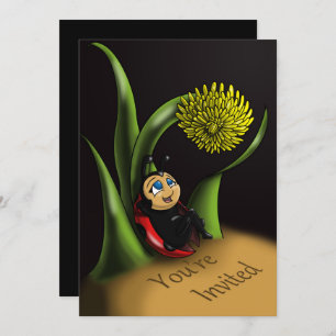 Invitation Fête d'anniversaire de Ladybug