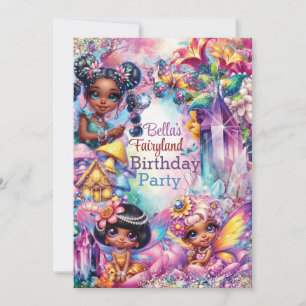 Invitation Fête d'anniversaire de Magic Fairyland