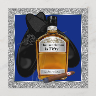 Invitation Fête d'anniversaire de Mans Whiskey