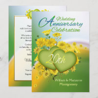 Fête d'anniversaire de mariage de 20 ans Sunshine