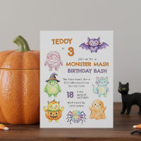 Fête d'anniversaire de Monster Mash pour enfants à