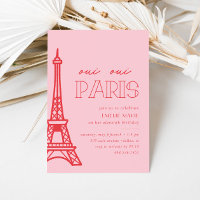 Fête d'Anniversaire de Paris Rouge rose