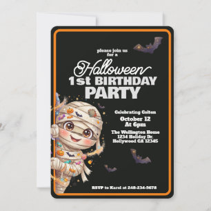Invitation Fête d'anniversaire de premier anniversaire de mam